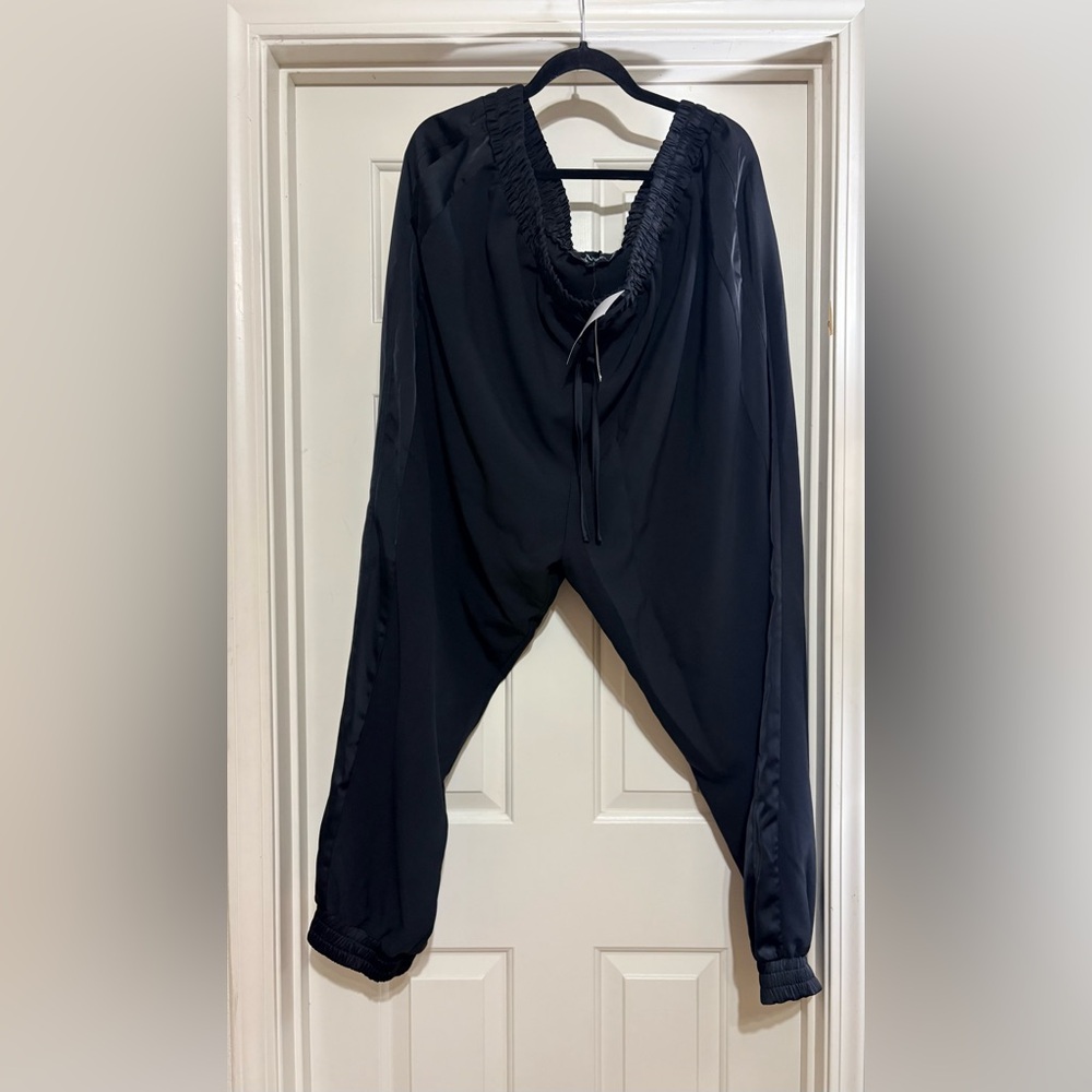 Nina Parker Black Drawstring Pants